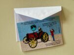 Cartolina puzzle con illustrazione di Mauro Biani